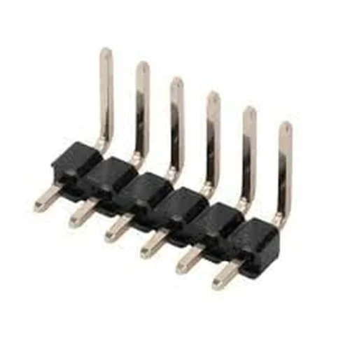 10 ADET - 5PH1RUA25-106G0NNBL6X3X4 6PİN 1X6 2.54MM 90C ERKEK THT R/A PIN HEADER