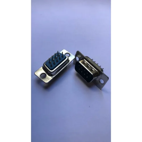 1034 9 Pin Lehim Tipi 9M Erkek İğne Bacak D-SUB Konnektör
