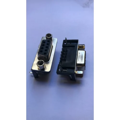 1037 9 Pin Lehim Tipi 9F Dişi 90C / 90 Derece D-SUB Konnektör