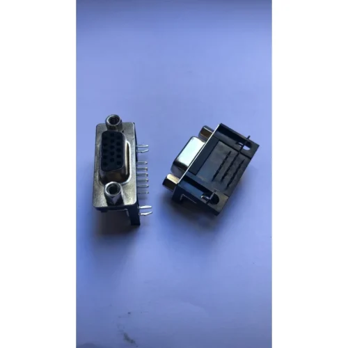 1038 15 Pin Lehim Tipi 15F 3 Sıra Dişi 90C / 90 Derece D-SUB Konnektör