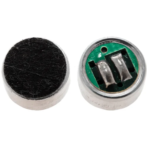 10MM KAPSÜL MİKROFON 2.2K 3.0V AO67 - 10MM KAPASİTİF MİKROFON