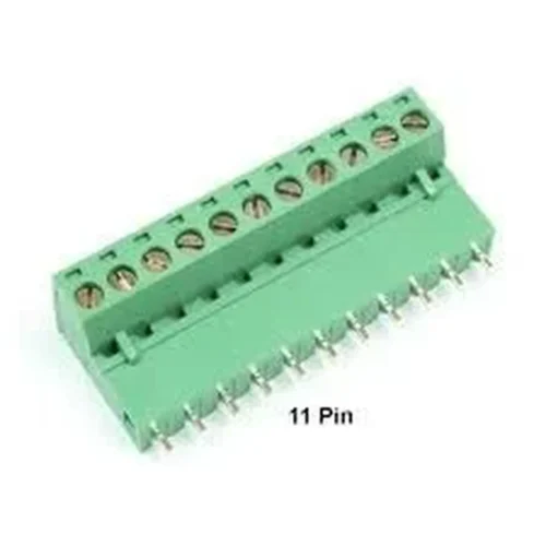 11Lİ 3.81MM 180°C TAKIM YEŞİL GEÇMELİ KLEMENS