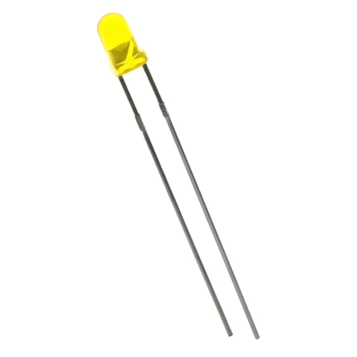 10 ADET - 12V LED AMPUL TEL BACAK SARI