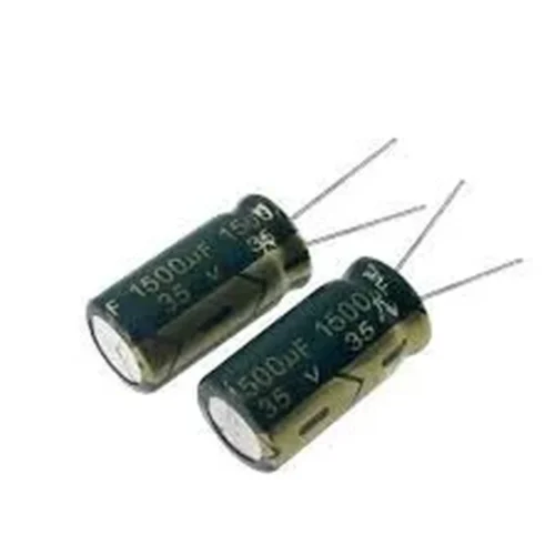 10 ADET - 1500UF 35V 105C 13X21 ELEKTROLİTİK ALÜMİNYUM KONDASATÖR
