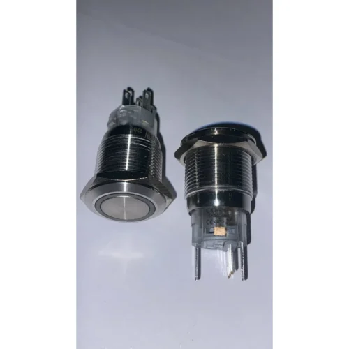 19MM METAL BUTON KIRMIZI LEDLİ