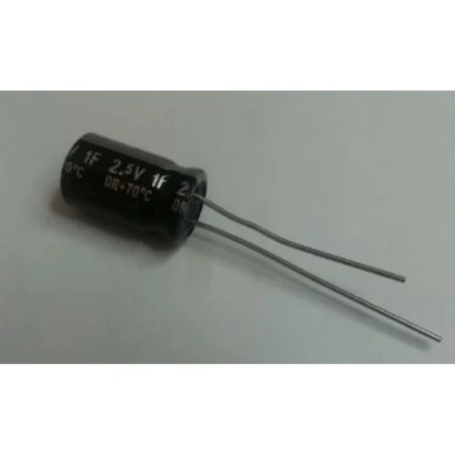 1F 2.5V Super Capacitor (1.0 F 2.5V) (Süper Kapasitör) (8MMX13MMX5MM) (Kore Malı) (7X21mm)
