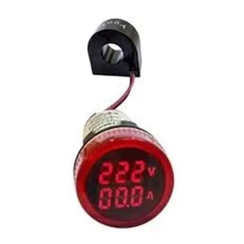 22MM DİJİTAL AMPERMETRE VE VOLTMETRE