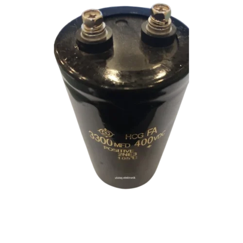 3300UF 400V 65X120 105C VİDALI ALÜMİNYUM KONDANSATÖR