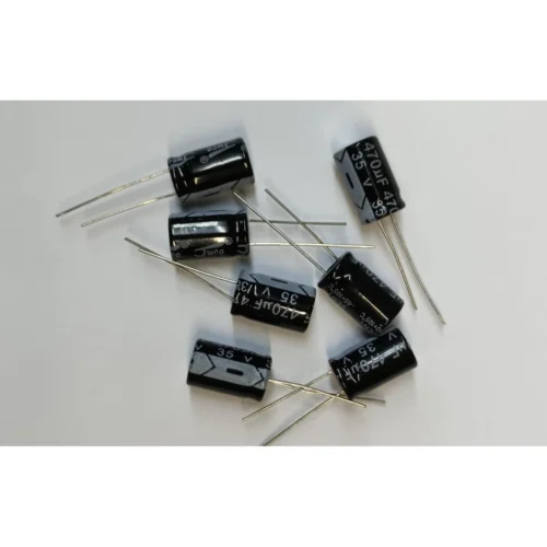 25 ADET - 470UF 35V 10X17 105C ELEKTROLİTİK ALÜMİNYUM KONDANSATÖR