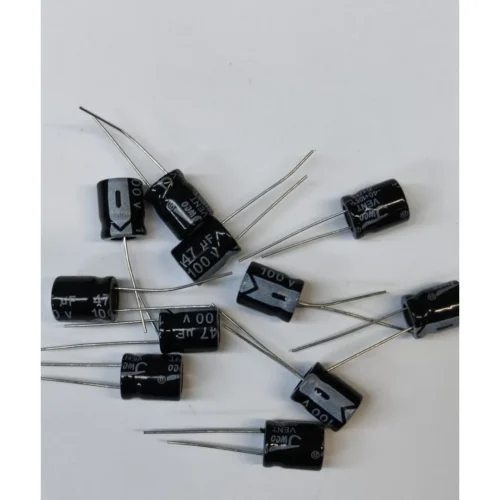 47UF 100V 105C ELEKTROLİTİK ALÜMİNYUM KONDANSATÖR