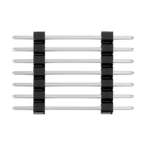 5 ADET - 2.54-1-07-S-4.3X4.2X26 7PİN 1X7 2.54MM 180C ERKEK THT V/T PIN HEADER