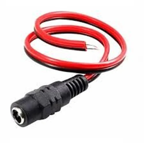 5 ADET - DC JACK 2.1MM DİŞİ KABLOLU