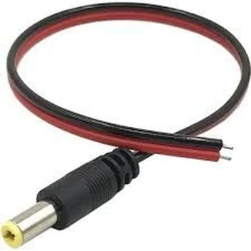 5 ADET - DC JACK 2.1MM ERKEK KABLOLU