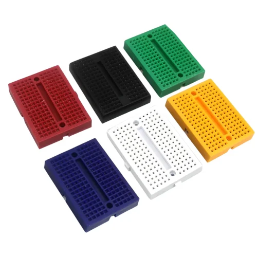 6 ADET KARIŞIK RENK - SYB-170 MİNİ BREADBOARD 170 NOKTALI MİNİ BORD