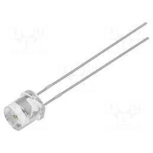 10 ADET - 5MM LED BEYAZ FLAT ŞEFFAF
