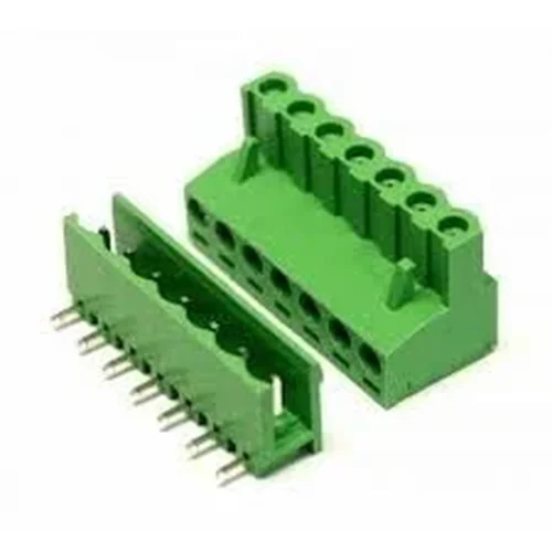 7Lİ 3.81MM 90°C TAKIM YEŞİL GEÇEMELİ KLEMENS