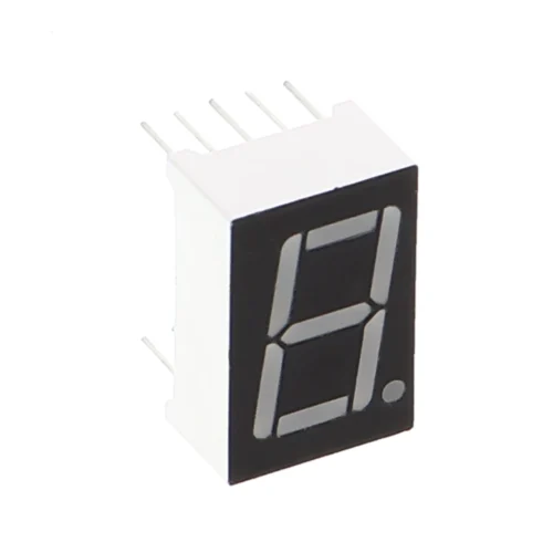 LED DISPLAY 5161BS - 7 SEGMENT 1 DİGİT 0.56'' 14.3MM KIRMIZI LED ORTAK ANOT DİSPLAY