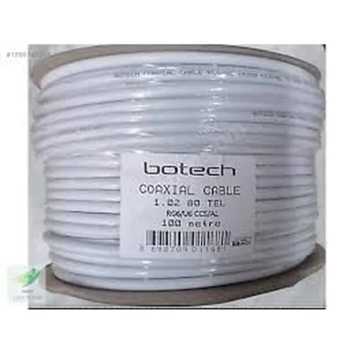 BOTECH COAXIAL CABLE RG6/U4 48 TEL CCS/AL ANTEN KABLOSU - 100 METRE