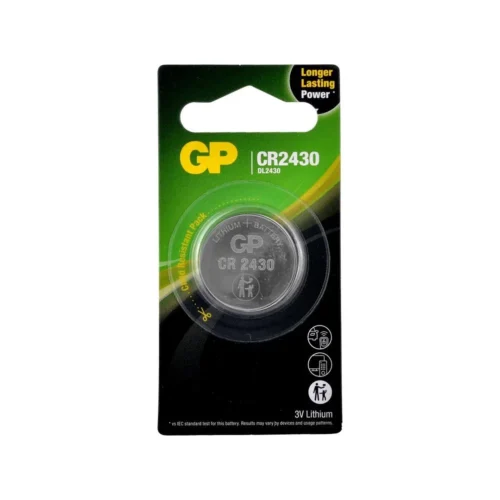 GP CR2430 - 3V Lithium - Lityum Düğme Pil - Tekli Blister
