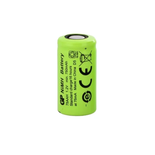 GP 75AAH - 2/3AA Size - 1.2V 750 mAh - Ni-Mh Şarjlı Pil