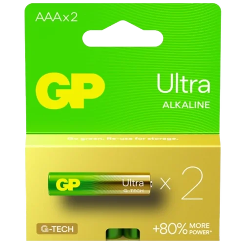 GP ULTRA ALKALIN AAA BOY İNCE PİL X2