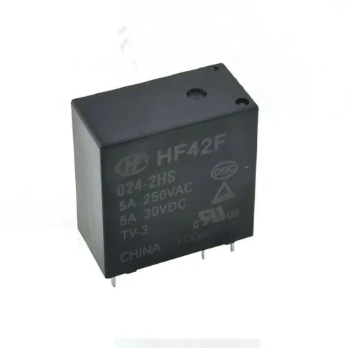HF42F/024-2HS 24VDC 5A DPST-NO (2 Form A) 6 PİN KOMBİ RÖLESİ