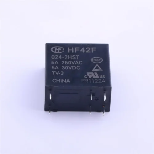HF42F/024-2HST 24VDC 5A DPST-NO (2 Form A) 6 PİN Röle