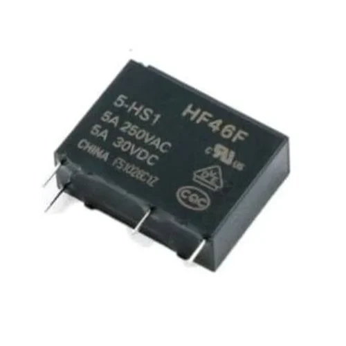 HF46F 5-HS1 5A 250VAC 5A 30VDC 4 PİN KOMBİ ROLESİ HF