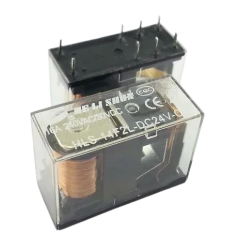 HLS-14F2L-DC24V-C 24V 16A 8 PİN TEK KONTAK ŞEFFAF PCB RÖLE