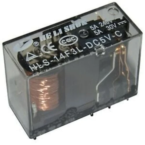 HLS-14F3L-DC5V-C 5A 5V 8 PIN ÇİFT KONTAK FİNDER TİP RÖLE