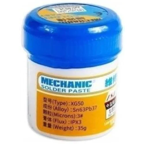Mechanic Solder Paste - 42GR Mechanic Krem Sıvı Lehim Pasta 183 DERECE