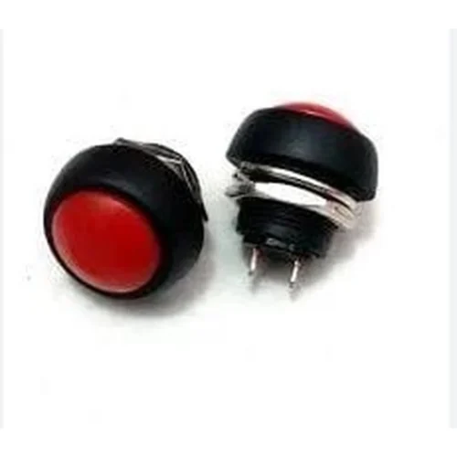 KIRMIZI PLASTİK BUTON PBS33B 16MM