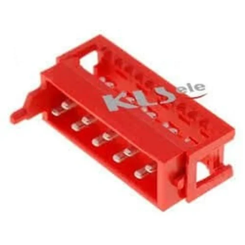 L-KLS1-204E-10-R MICRO MATCH FREE KONNEKTÖR 10 PİN (2X5) 2.54MM ERKEK KIRMIZI KONNEKTÖR
