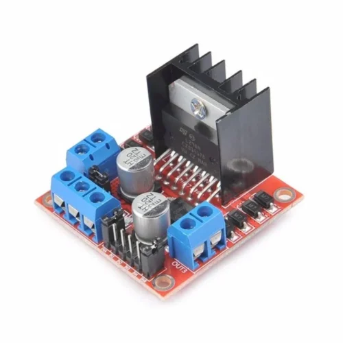 L298N Voltaj Regülatörlü Çift DC Motor Sürücü Modülü