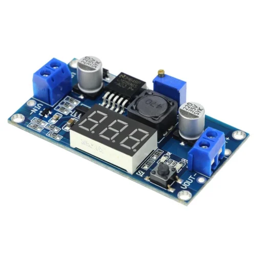 LM2596S Ayarlanabilir VOLTAJ DÜŞÜRÜCÜ Display Göstergeli Güç Kaynağı Modülü