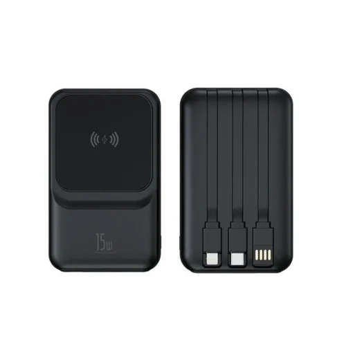 Logimax 10000 mAh Magsafe 22.5W (Dahili Kablolu) Hızlı Şarj Wireless Powerbank