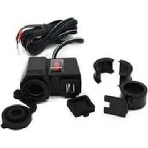 MOTOSİKLET USB ŞARJ SETİ ANAHTARLI