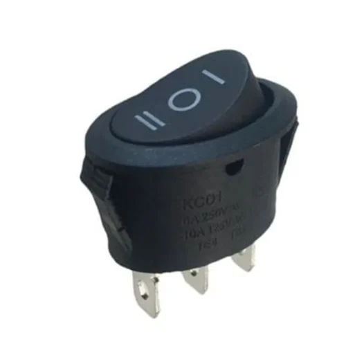 OVAL IŞIKSIZ ANAHTAR 3PIN ON-OFF-ON