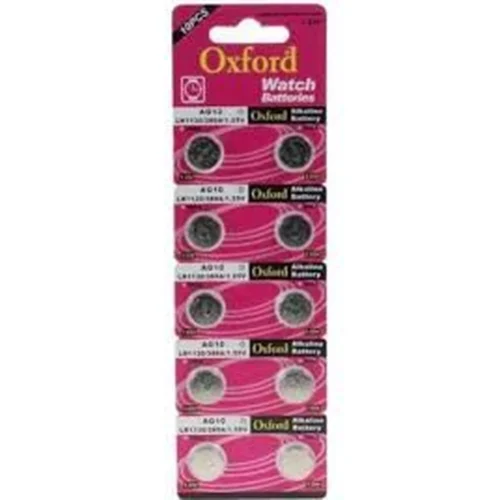 OXFORD - AG LR1130/389A/1.5V PİL - ALKALINE BATTERY