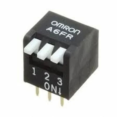 PIANO SWITCH A6FR 3 POSITION SPST DIP SWITCH