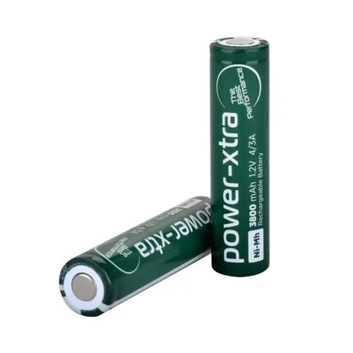 Power-Xtra 1.2V 3800 Mah - 4/3A - Ni-Mh Şarjlı Pil -Flat Başsız