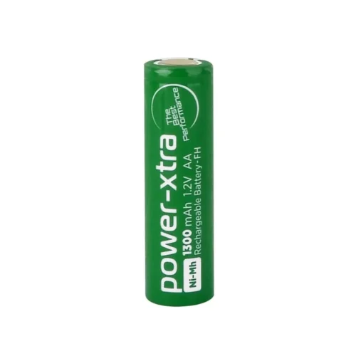 Power-Xtra 1.2V 1300 Mah - AA Size - Ni-Mh Şarjlı Pil - Flat-Başsız