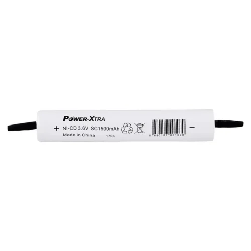 Power-Xtra 3S1P - 3.6V 1500 mAh SC - Ni-Cd Şarjlı Batarya - BRK24-Pinli