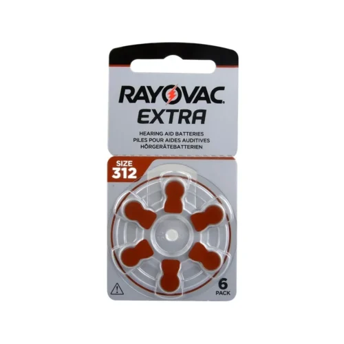 Rayovac Extra Advanced 312 / PR41 Numara Kulaklık Pili 6lı