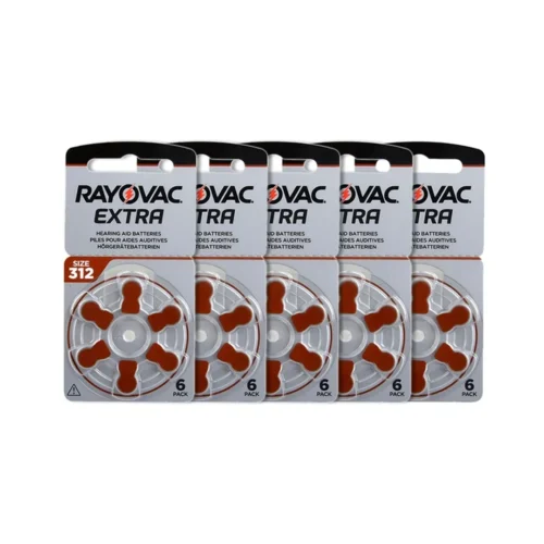 Rayovac Extra Advanced 312 / PR41 Numara Kulaklık Pili 6lı - 5li Paket