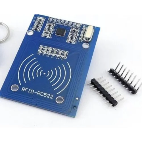 RC522 13,56 MHz NFC Okuyucu Modülü VE HEADERLAR (RFID-RC522 PARÇASI)