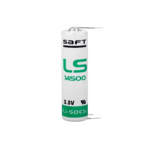 Saft LS 14500 AA Size - 3PT Lithium Pil - 3 Pinli