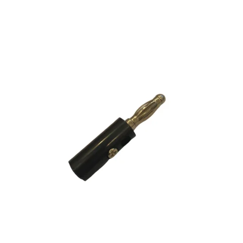 5 ADET - SİYAH 4MM BANANA ERKEK KONNEKTÖR SİLİKONLU JACK FİŞ