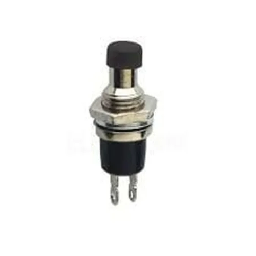 Siyah Ufak Metal Buton 10mm