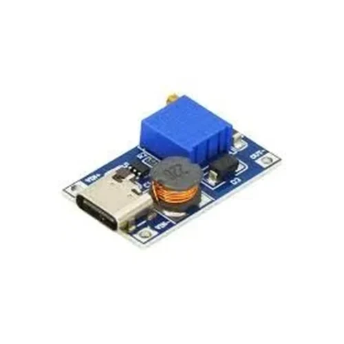 TYPE-C SOKETLİ MT3608 2A DC-DC AYARLANABİLİR VOLTAJ YÜKSELTİCİ MODÜL